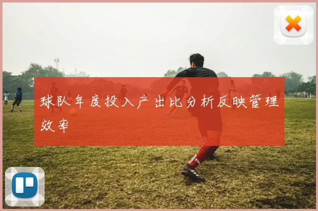 球队年度投入产出比分析反映管理效率